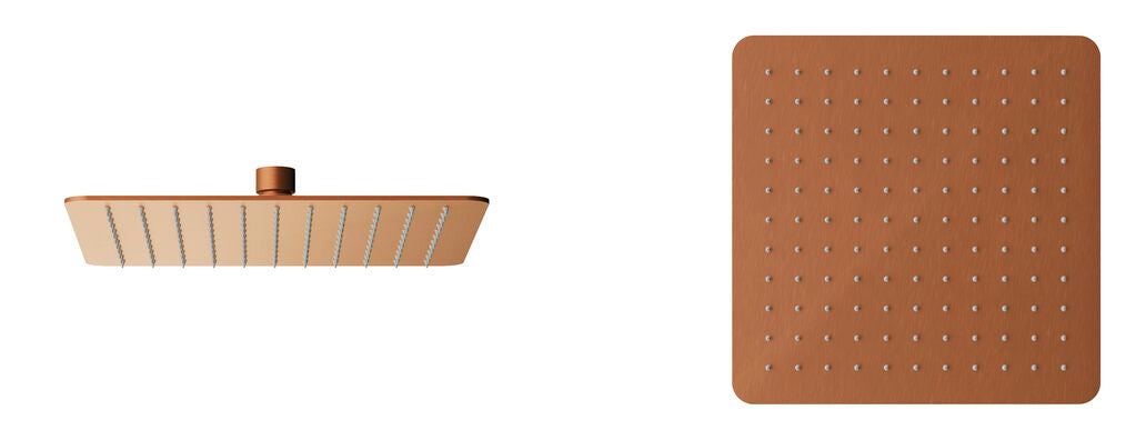 ROCIADOR ACERO INOX CUADRADO 25 COBRE