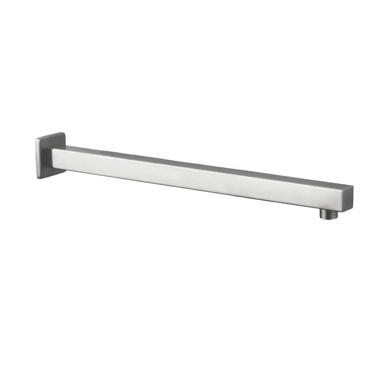 BRAZO DUCHA CUADRADO A PARED NICKEL
