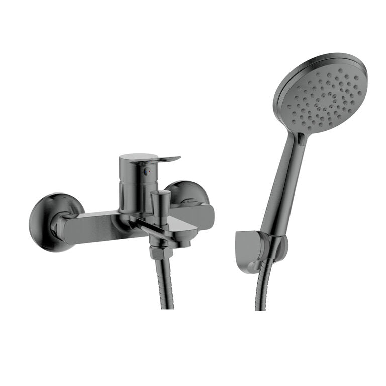 GRUPO BAÑERA C/KIT DUCHA RHIO TITANIO