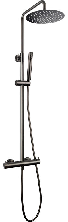 DUCHA VISTA MONOMANDO INVERTER UNIK TITANIO