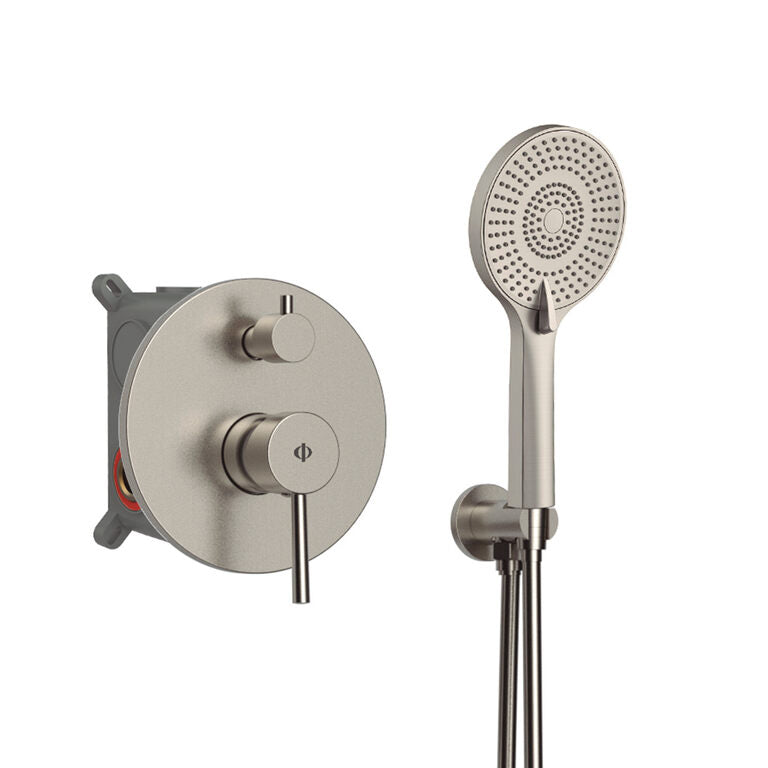 PARTES EXTERNAS EMP. SIRIO DUCHA MONOMANDO NICKEL