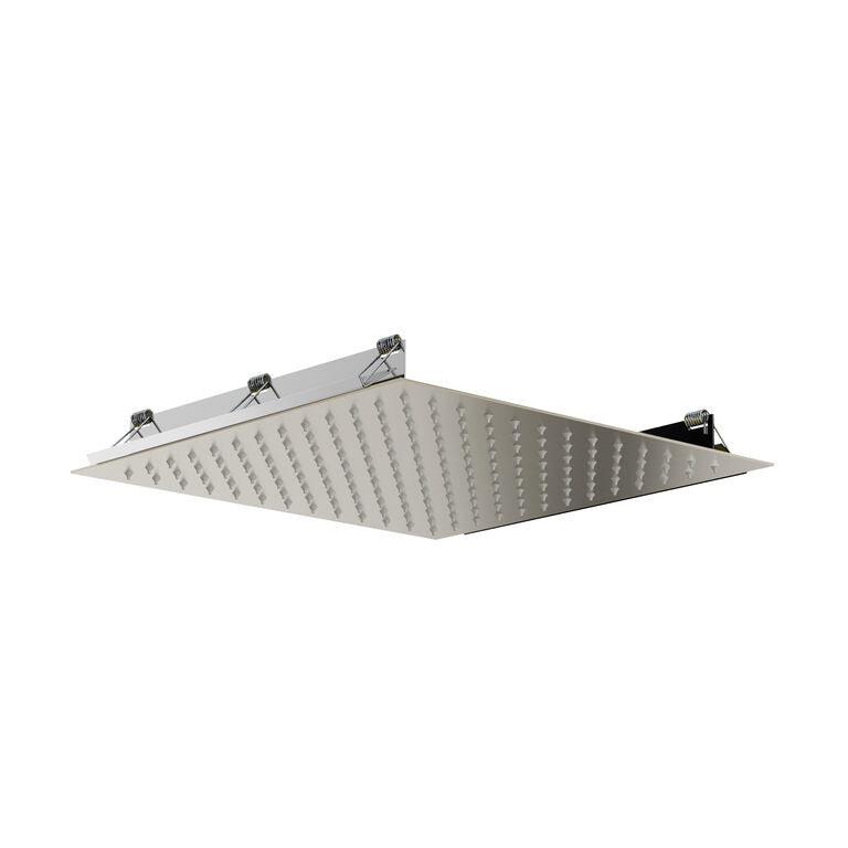 ROCIADOR EMPOTRADO TECHO CUADRADO 30x30cm NICKEL