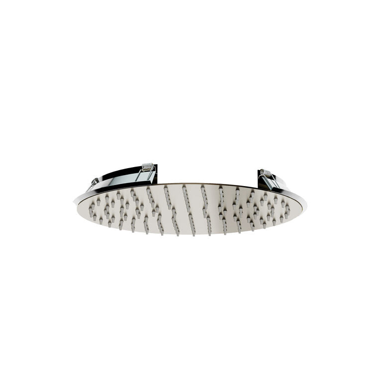ROCIADOR EMPOTRADO TECHO REDONDO 30cm NICKEL