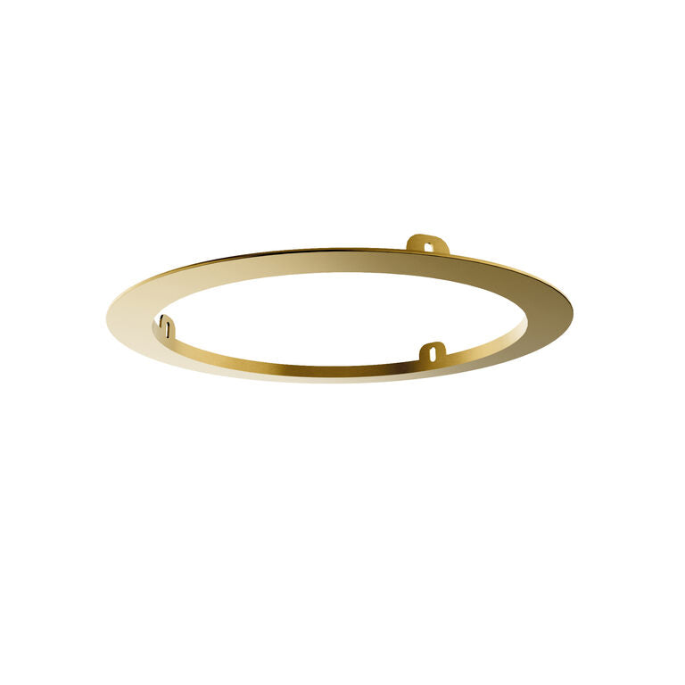 PREMARCO 35cm ROCIADOR EMPOTR. TECHO ORO REDONDO