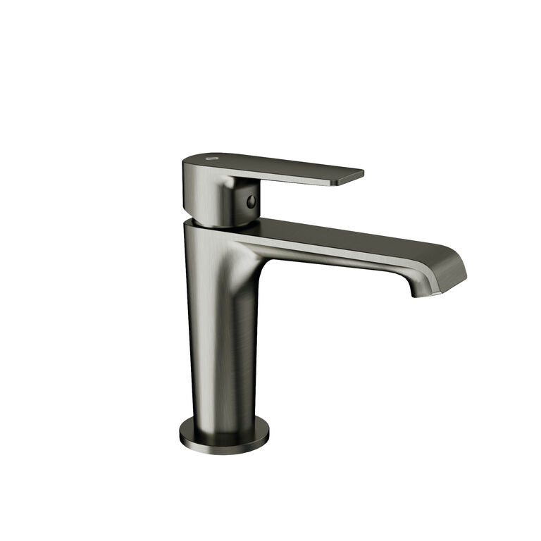 MONOMANDO LAVABO FIORE TITANIO