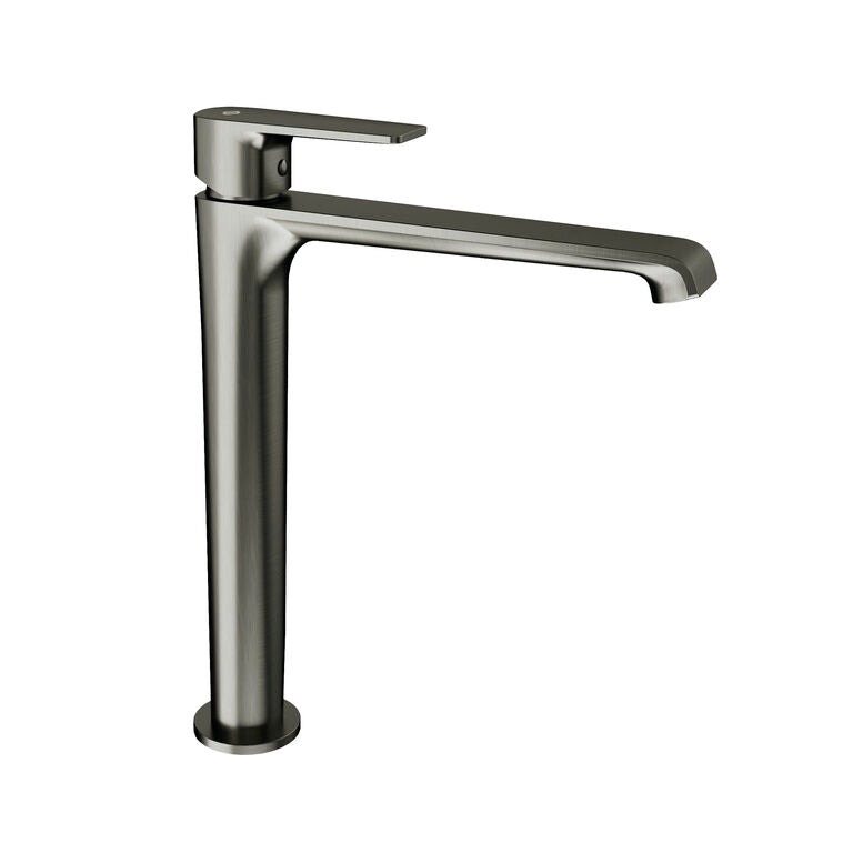 MONOMANDO LAVABO ALTO FIORE TITANIO