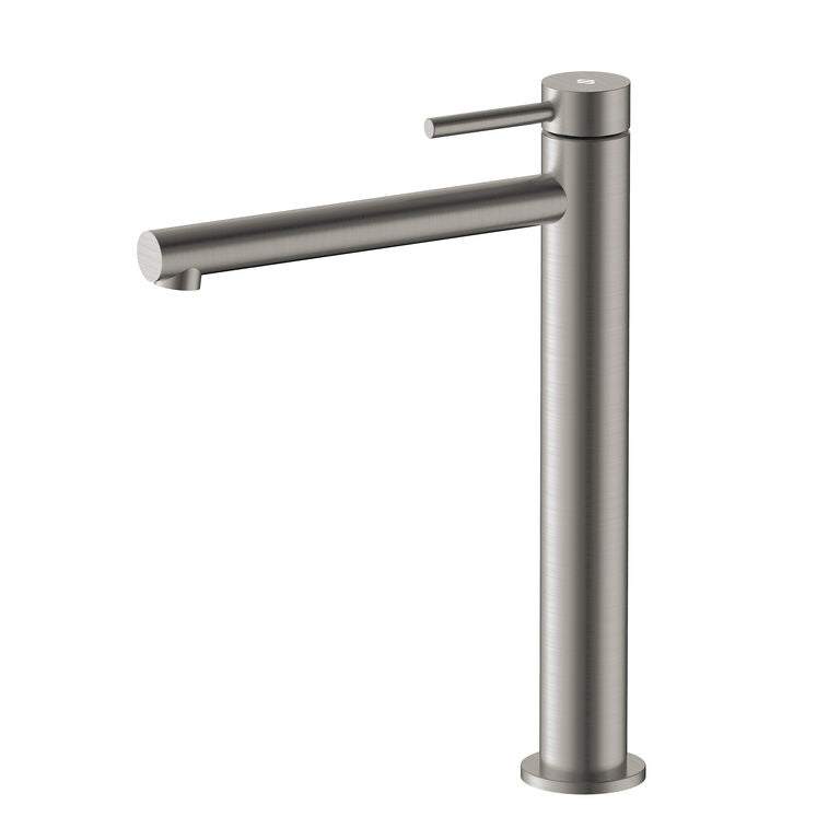 MONOMANDO LAVABO ALTO MIO INOX ACERO CEPILLADO
