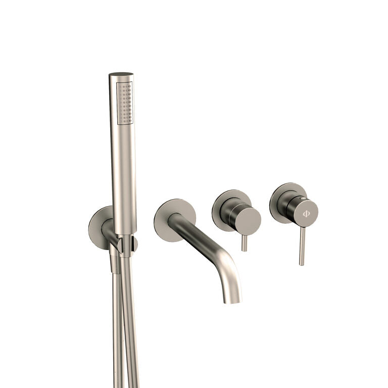 CONJUNTO EMPOTRADO BAÑERA SIRIO NICKEL C/KIT