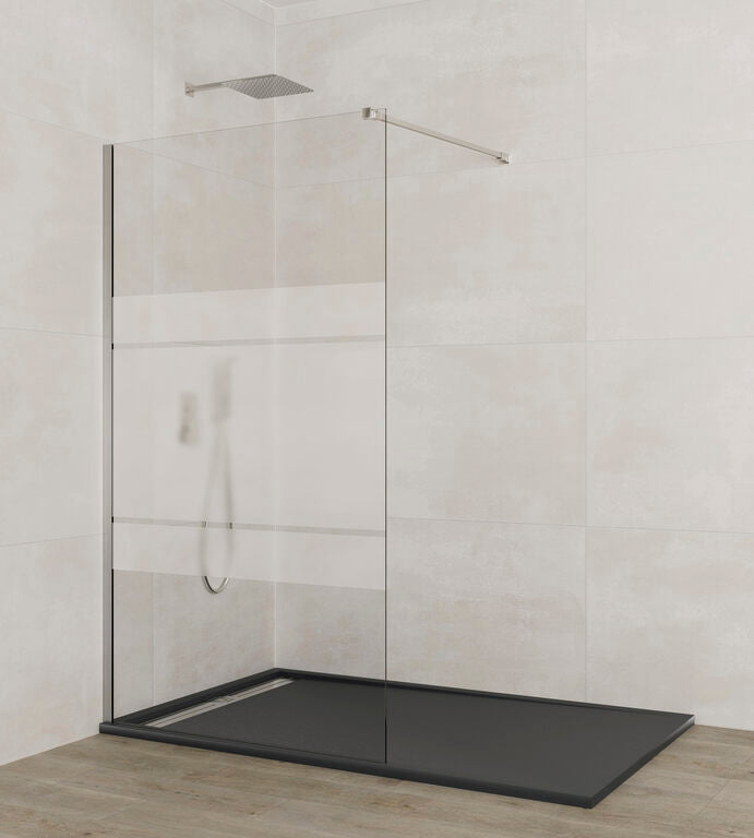 FIJO SCREEN 66,5-68 FROST CROMO + BRAZO & FIJO SCREEN 76,5-78 FROST CROMO + BRAZO