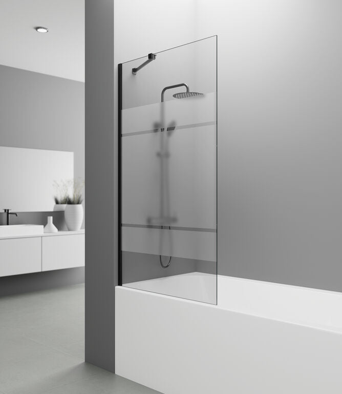 PANEL BAÑERA SCREEN SG NG 85 + BRAZO NEGRO