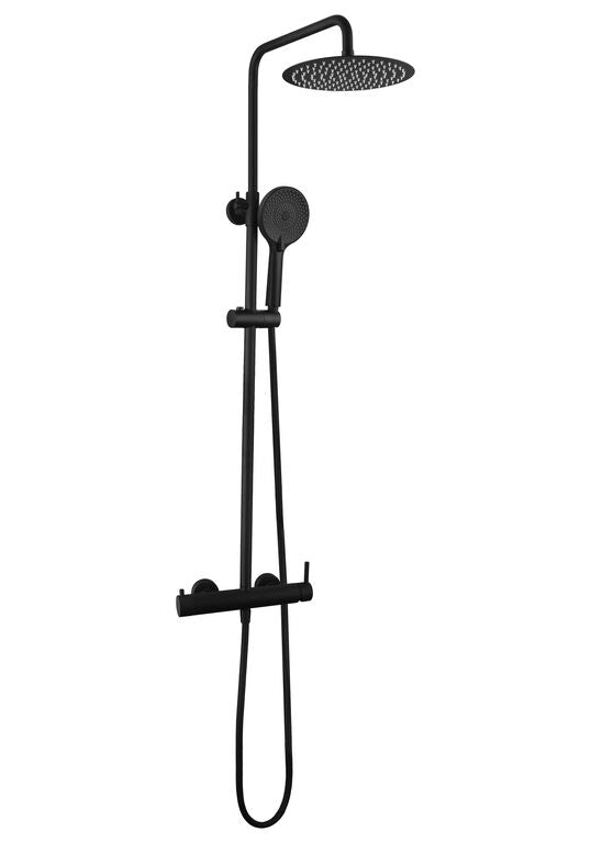 DUCHA VISTA MONOMANDO INVERTER R NEGRA