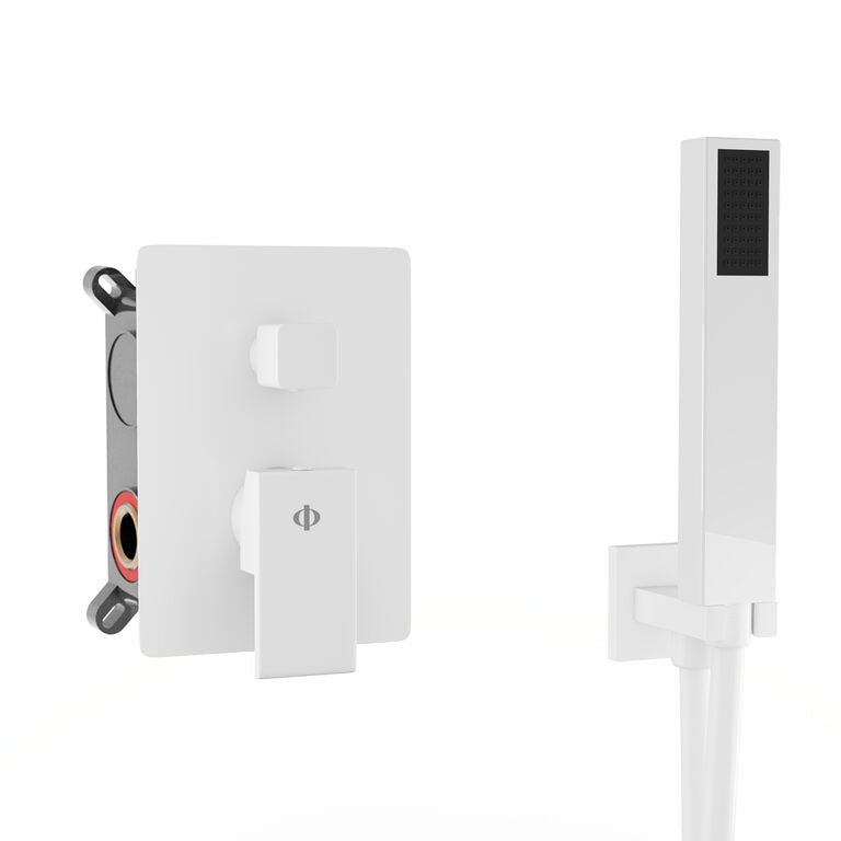 CONJUNTO EMPOTRAR 2 FUN. MONOMANDO ORION BLANCO