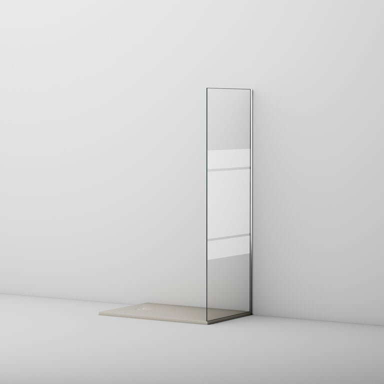 CRISTAL FIJO FROST SCREEN/LATERAL 8mm 70CM & CRISTAL FIJO FROST SCREEN/LATERAL 8mm 80CM