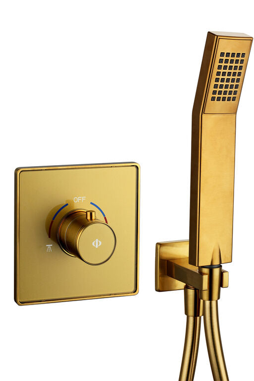 EMPOTRABLE 2 FUNCIONES UNIVERSAL ORO PVD C/KIT