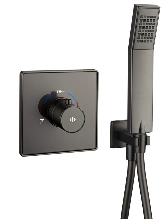 EMPOTRABLE 2 FUNCIONES UNIVERSAL TITANIO C/KIT