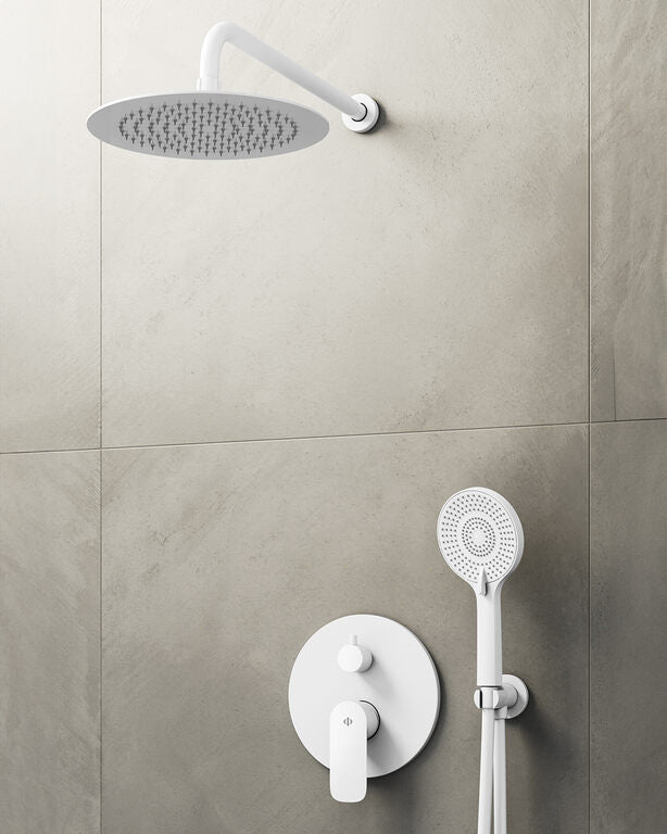 CONJ. EMPOTR. MONOMANDO CASSIO BL + ROCIADOR PARED