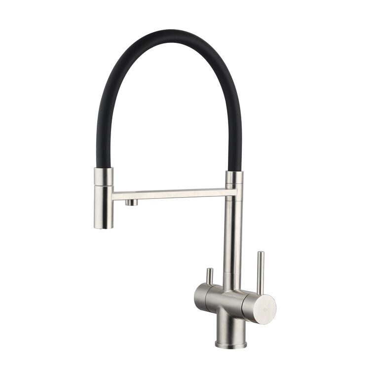 MONOMANDO COCINA OSMOSIS EXTRAIBLE ACERO/NEGRO