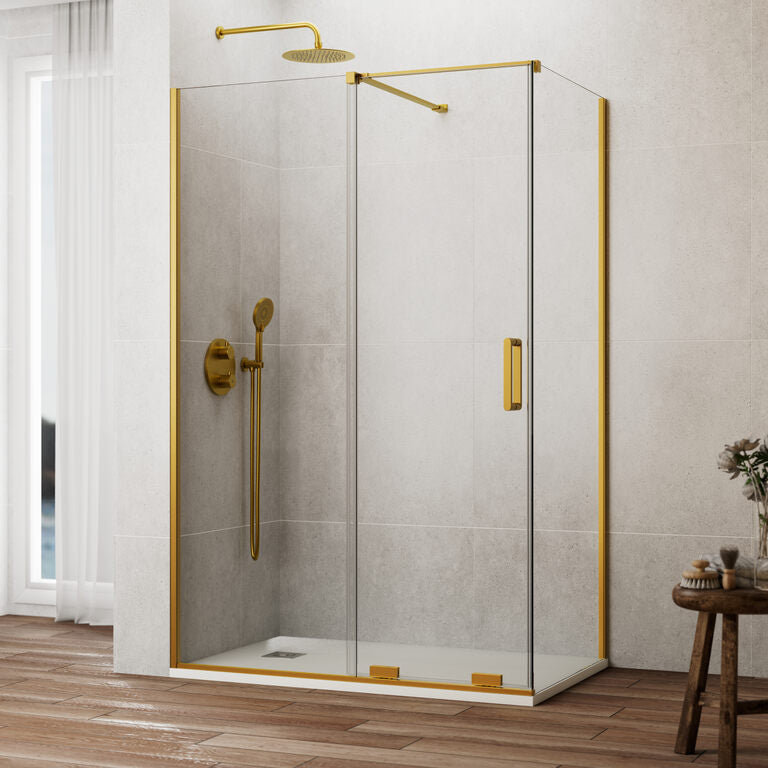 MAMPARA FRON + LAT70 DUCHA KENNA ORO 95-100/67-69