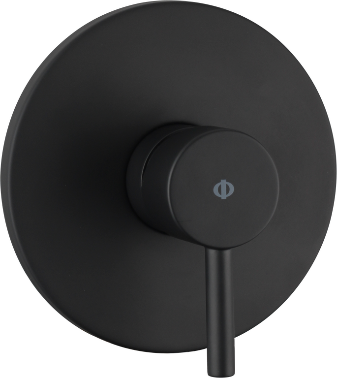 EMPOTRABLE DUCHA 1 FUN. MONOMANDO SIRIO NEGRO